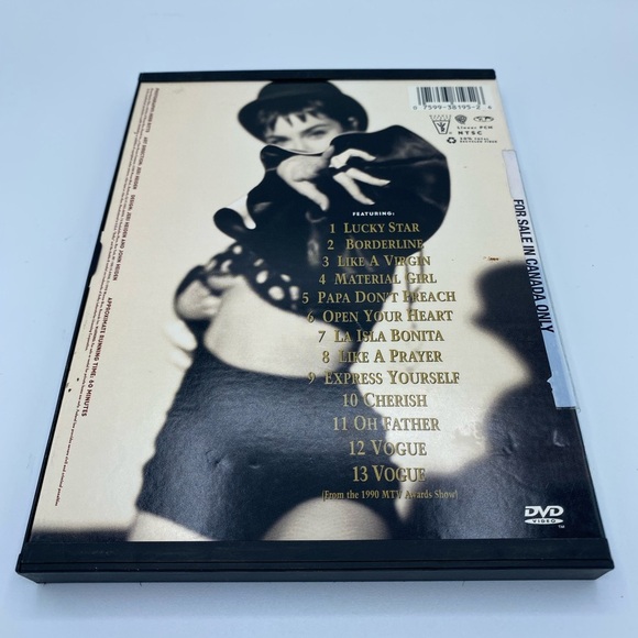 Madonna - The Immaculate Collection - 1999 - DVD - Danny Aiello, John Leguizamo - Picture 2 of 9